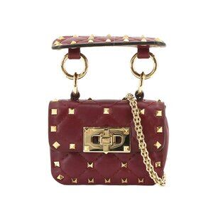 VALENTINO GARAVANI Rockstuds Spike 2way Hand Chain Shoulder Bag